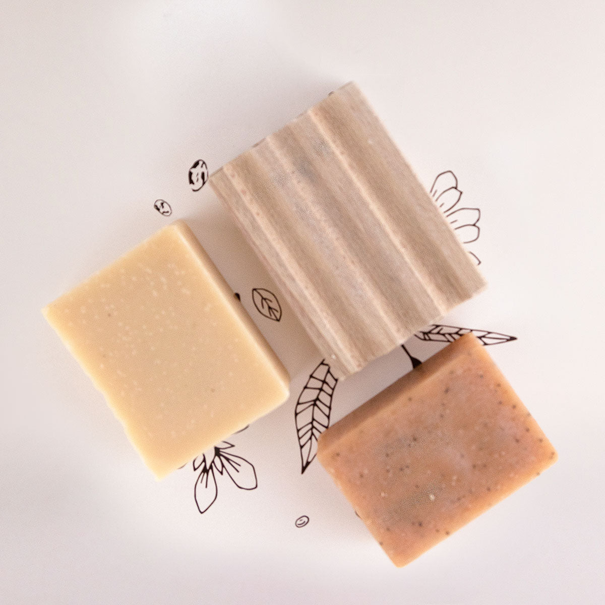 Solid beech wood soap dish