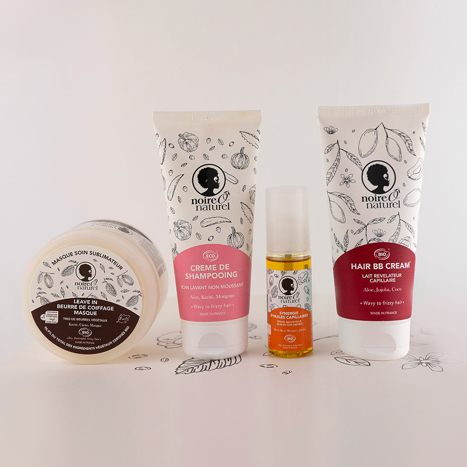 Coily hair routine kit