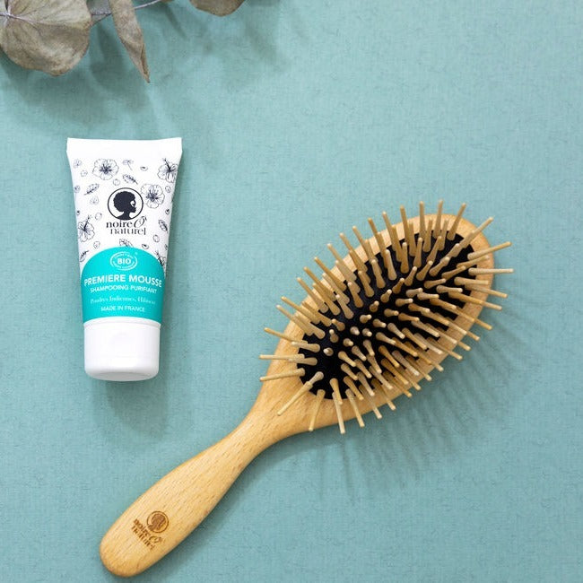 Brosse pour cheveux bouclés à crépus - Cheveux mi-longs à longs