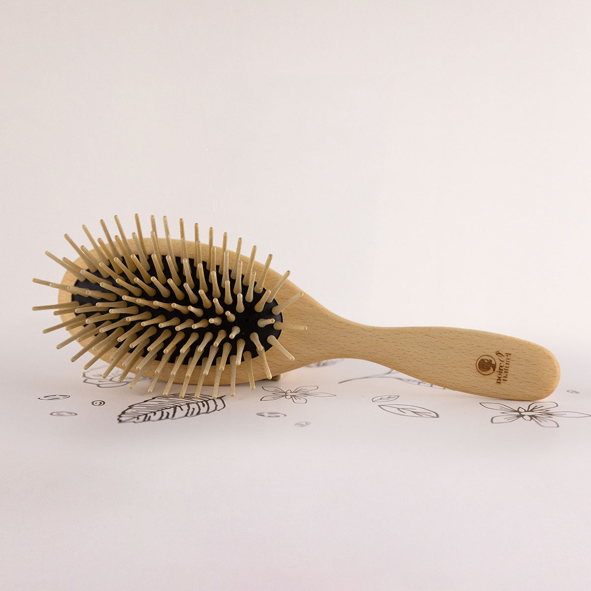 Brosse pour cheveux bouclés à crépus - Cheveux mi-longs à longs