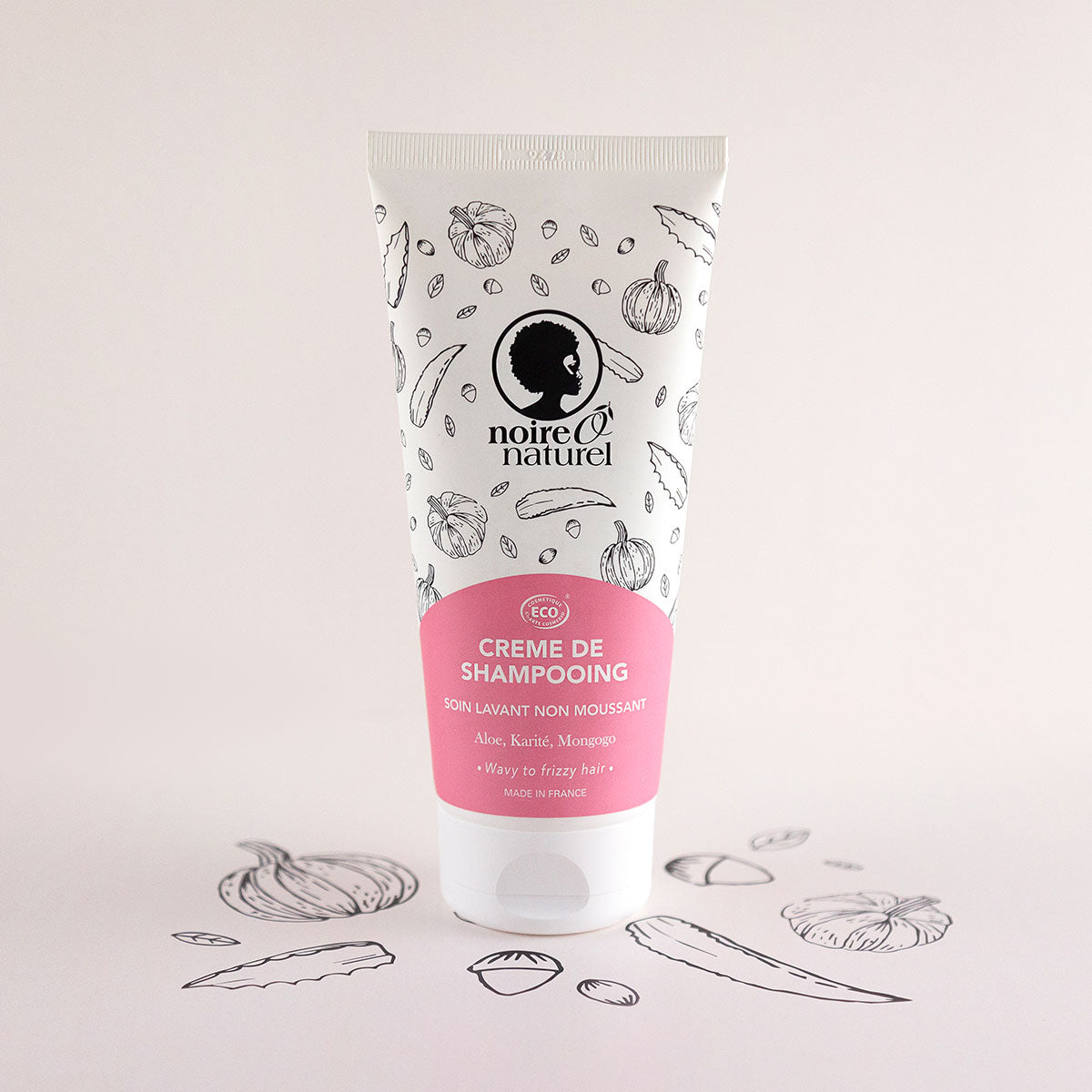 CRÈME DE SHAMPOOING - Soin Lavant BIO Non Moussant Co Wash / No Poo