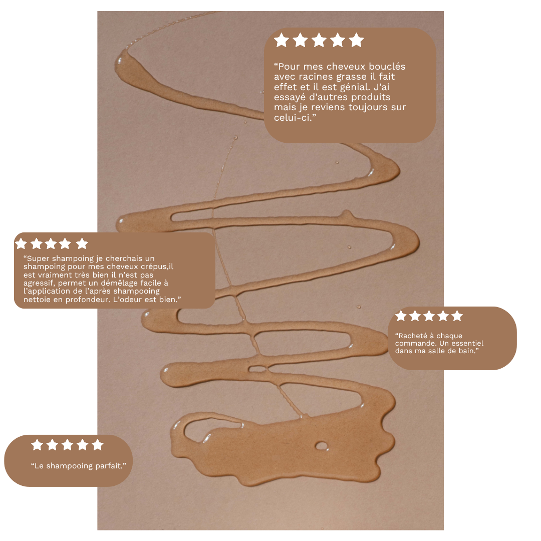 PREMIÈRE MOUSSE — Shampooing purifiant Bio aux poudres indiennes et hibiscus - cheveux crépus, bouclés