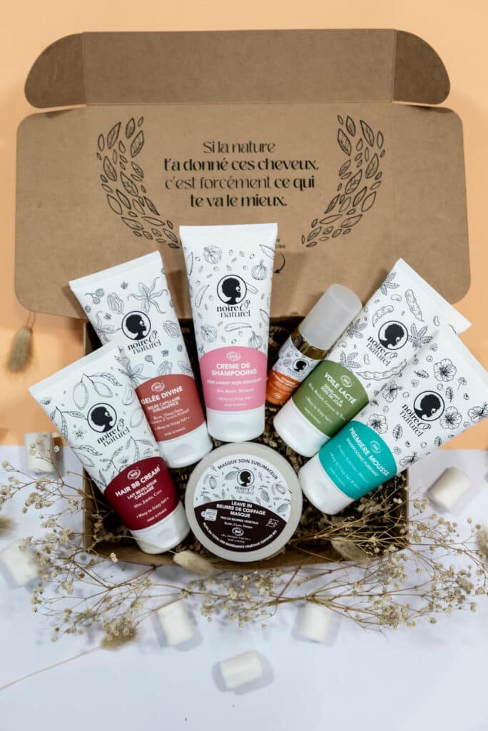 Coffret des Fêtes des Mères de soins cosmétiques bio Noireônaturel